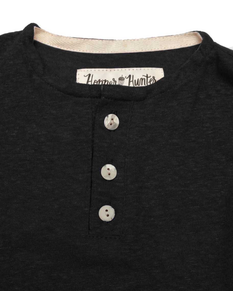 Kids Hopper Hunter | Henley | Black Hemp