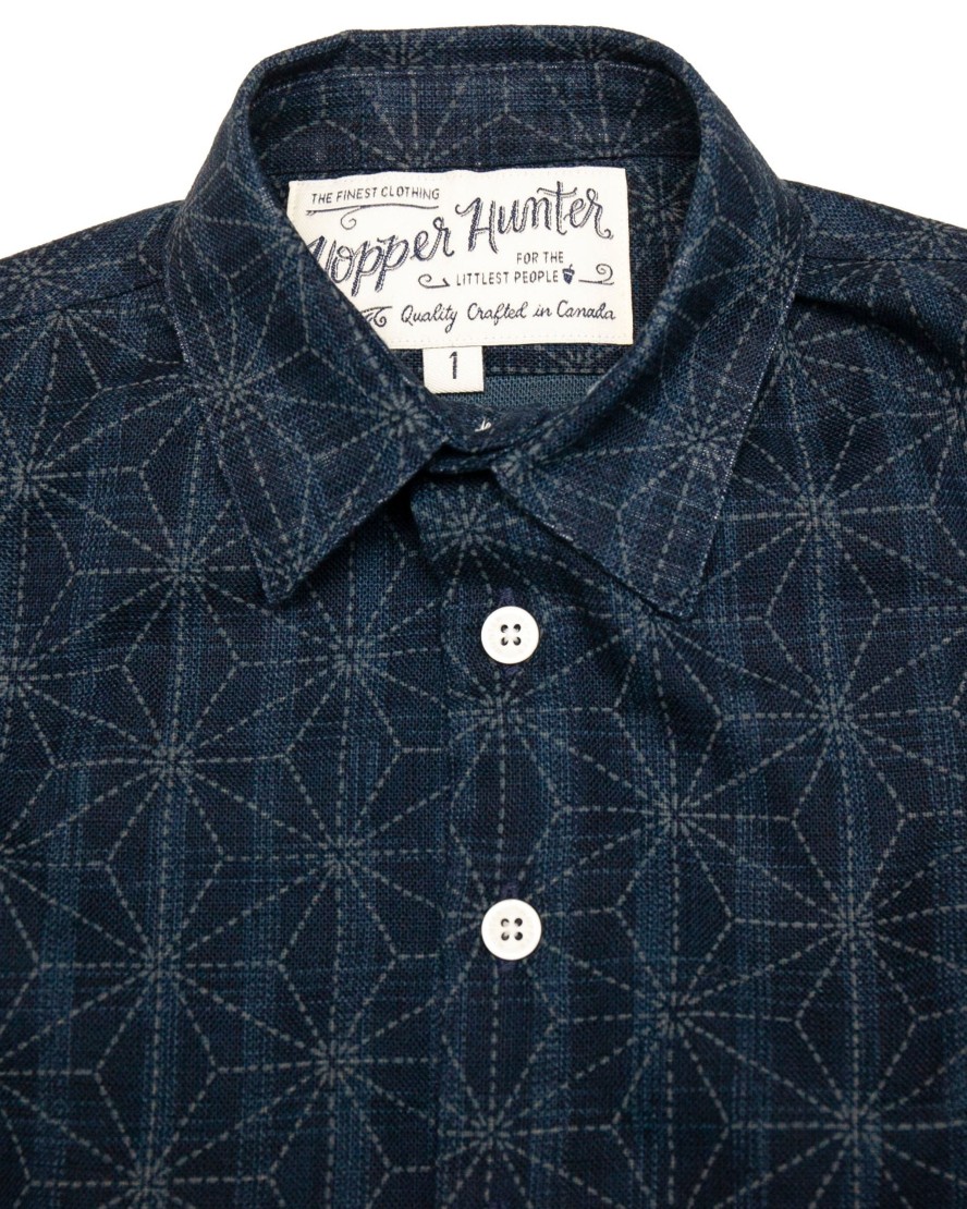 Kids Hopper Hunter | Long Sleeve Shirt | Deep Indigo Burst