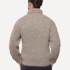 Men 18 Waits Knits | T-Shirts | Knit Turtleneck | Saddleworth Mist Wool