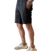 Men 18 Waits Shorts | Signature Shorts | Faded Indigo Wide Stripe