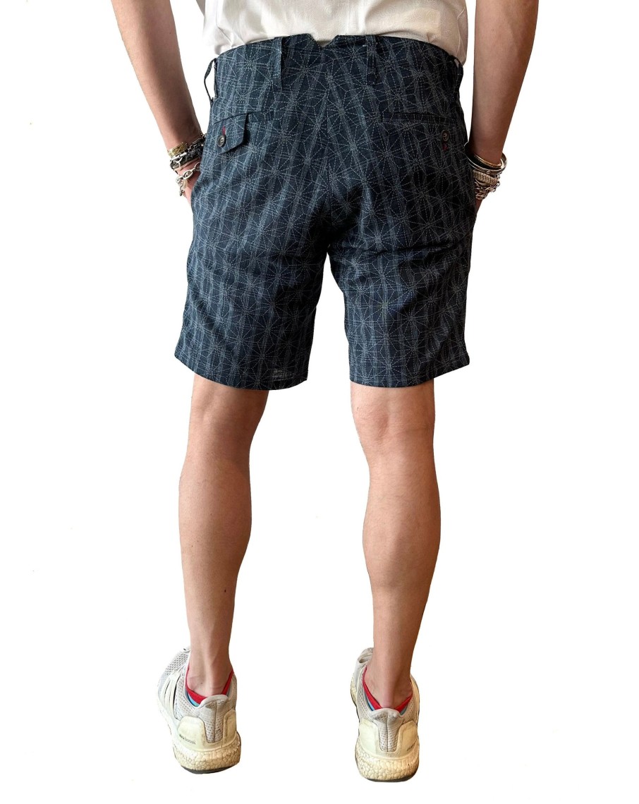 Men 18 Waits Shorts | Signature Shorts | Faded Indigo Stars