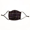 Kids Hopper Hunter | Kids Mask | Navy Black Plaid