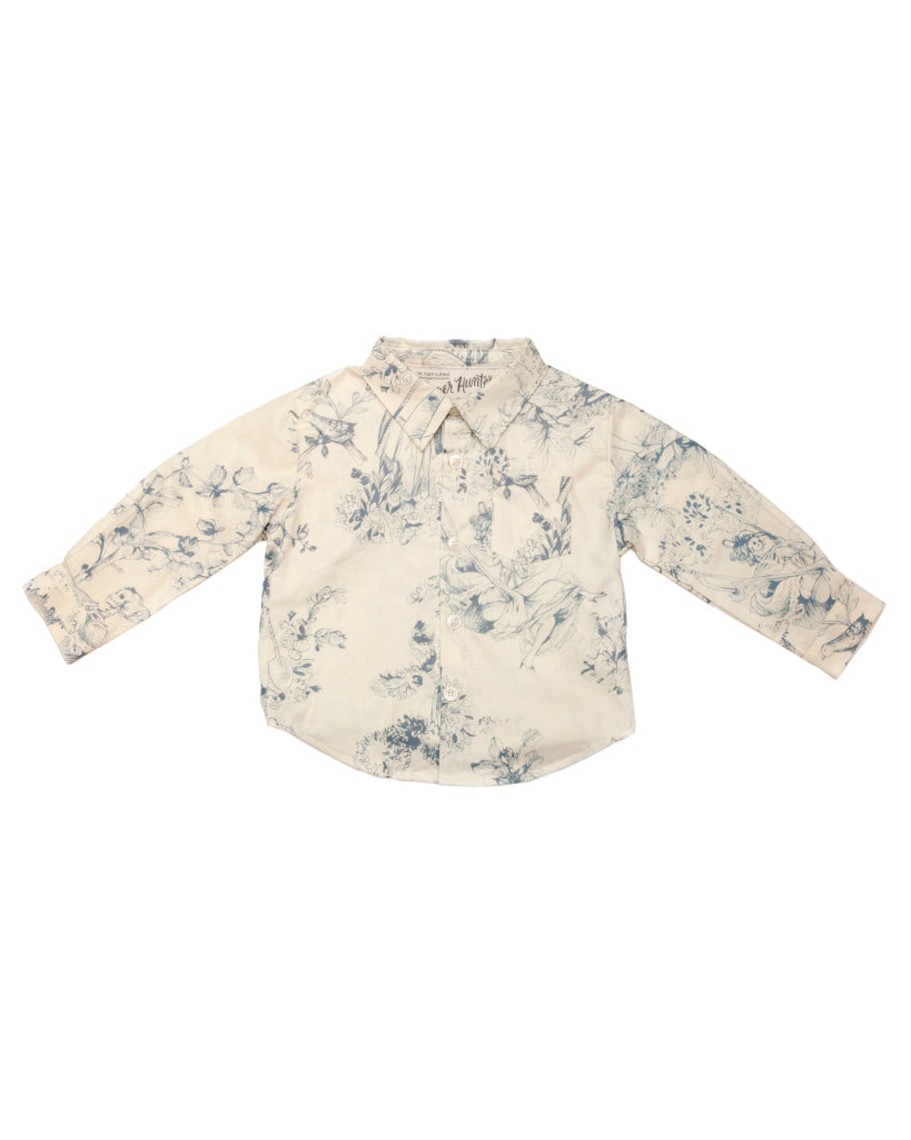 Kids Hopper Hunter | Long Sleeve Shirt | Blue Living Dead