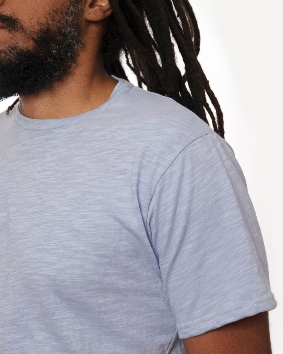 Men 18 Waits Knits | T-Shirts | Signature T-Shirt | Baby Blue Slub