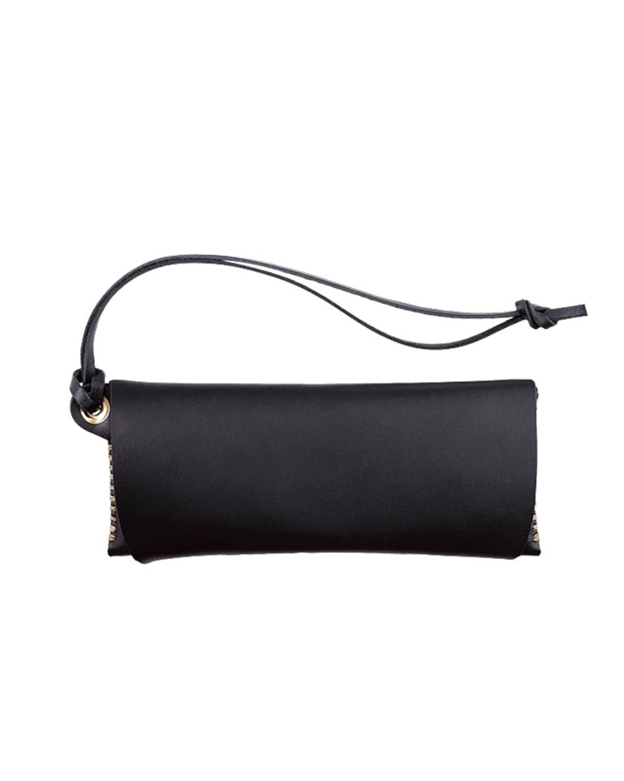 Men Miscellaneous Goods Leather Goods | Misc Goods | Here/Gone Long Wallet | Black