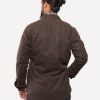 Men 18 Waits Jackets | The Legacy Weekender | Brown Wax Cotton