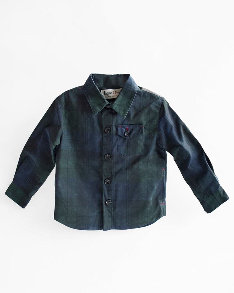 Kids Hopper Hunter | Weekender Jacket | Plaid Waxed Cotton