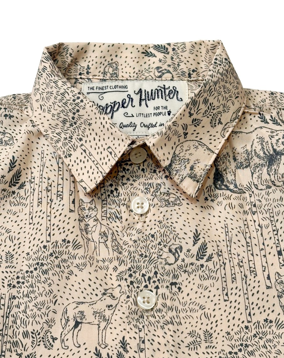 Kids Hopper Hunter | Long Sleeve Shirt | Forest Friends