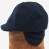 Kids Hopper Hunter | Wool Duckbill Cap | Navy Wool