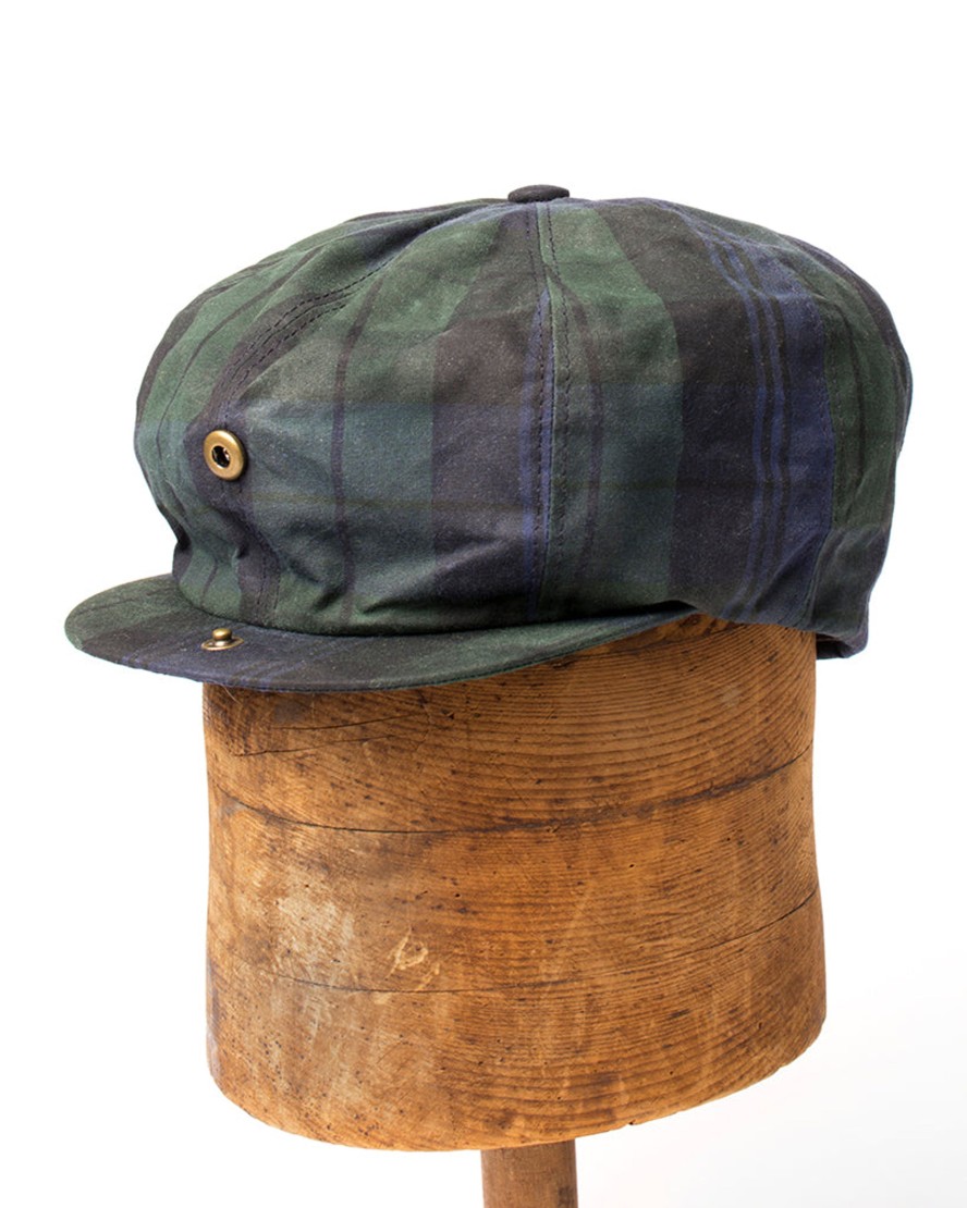 Men 18 Waits Hats & Caps | Bruce Cap | Plaid Waxed Cotton