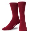 Men Cole + Parker Socks | Solid Burgundy Sock