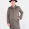 Men 18 Waits Jackets | Classic Trench | Light Grey Wool