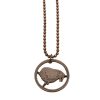 Men 18 Waits Jewelry | Animal Series | Wild Buffalo Necklace