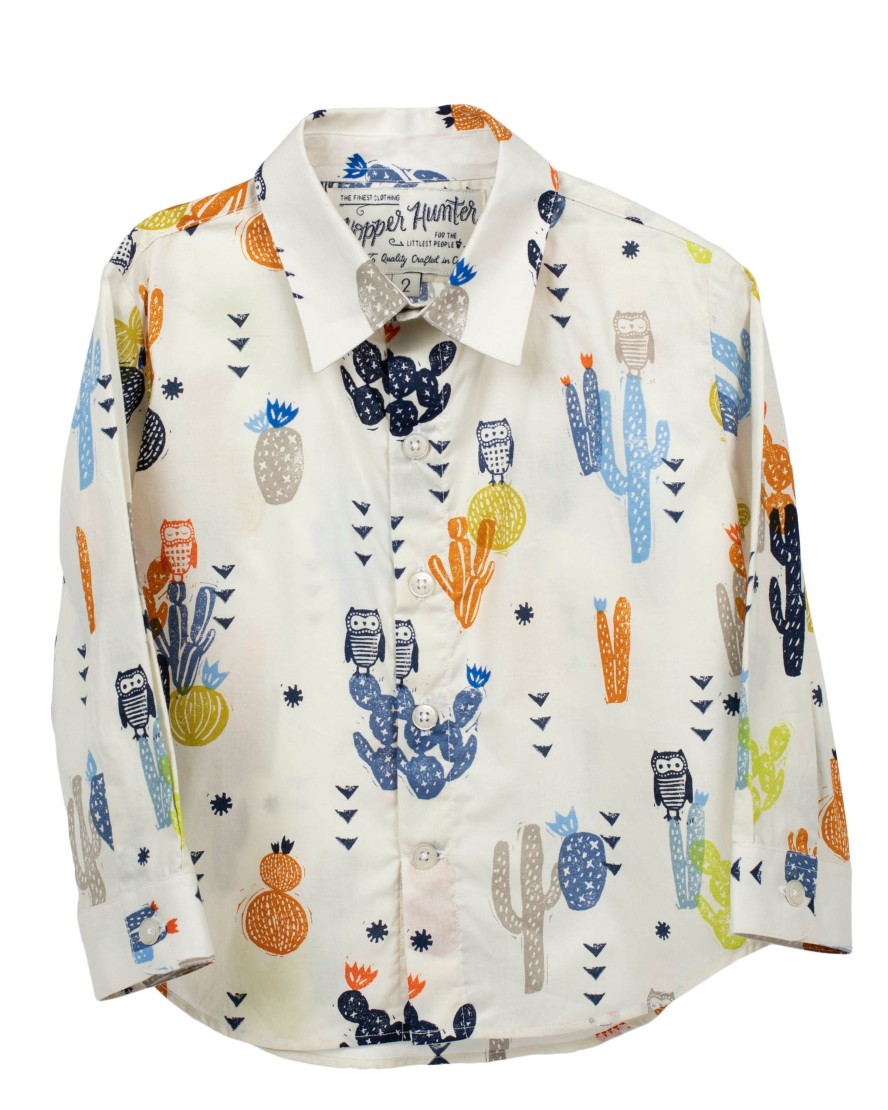 Kids Hopper Hunter | Long Sleeve Shirt | Summer Owls