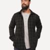 Men 18 Waits Jackets | The Legacy Weekender | Green/Grey/Black Plaid Wool