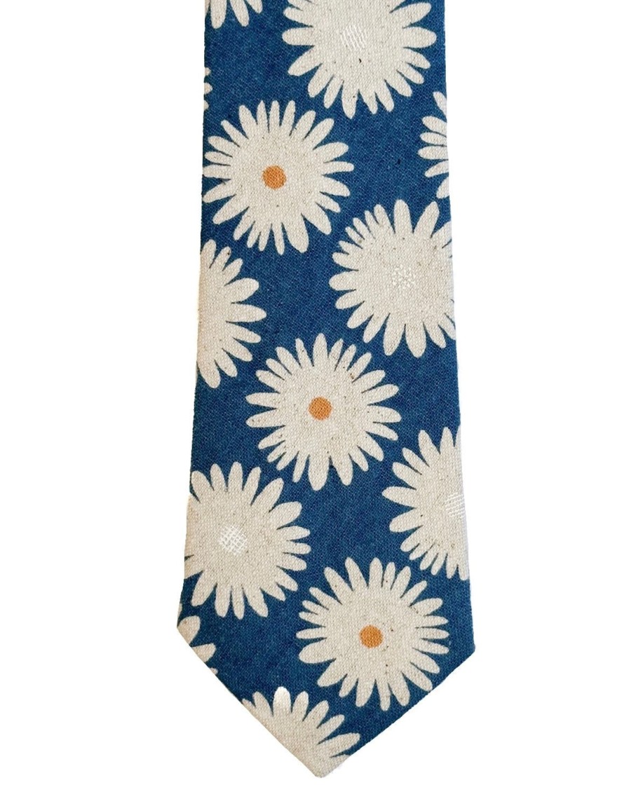 Men 18 Waits Ties & Pocket Squares | The Tie | Floral Linen Burst