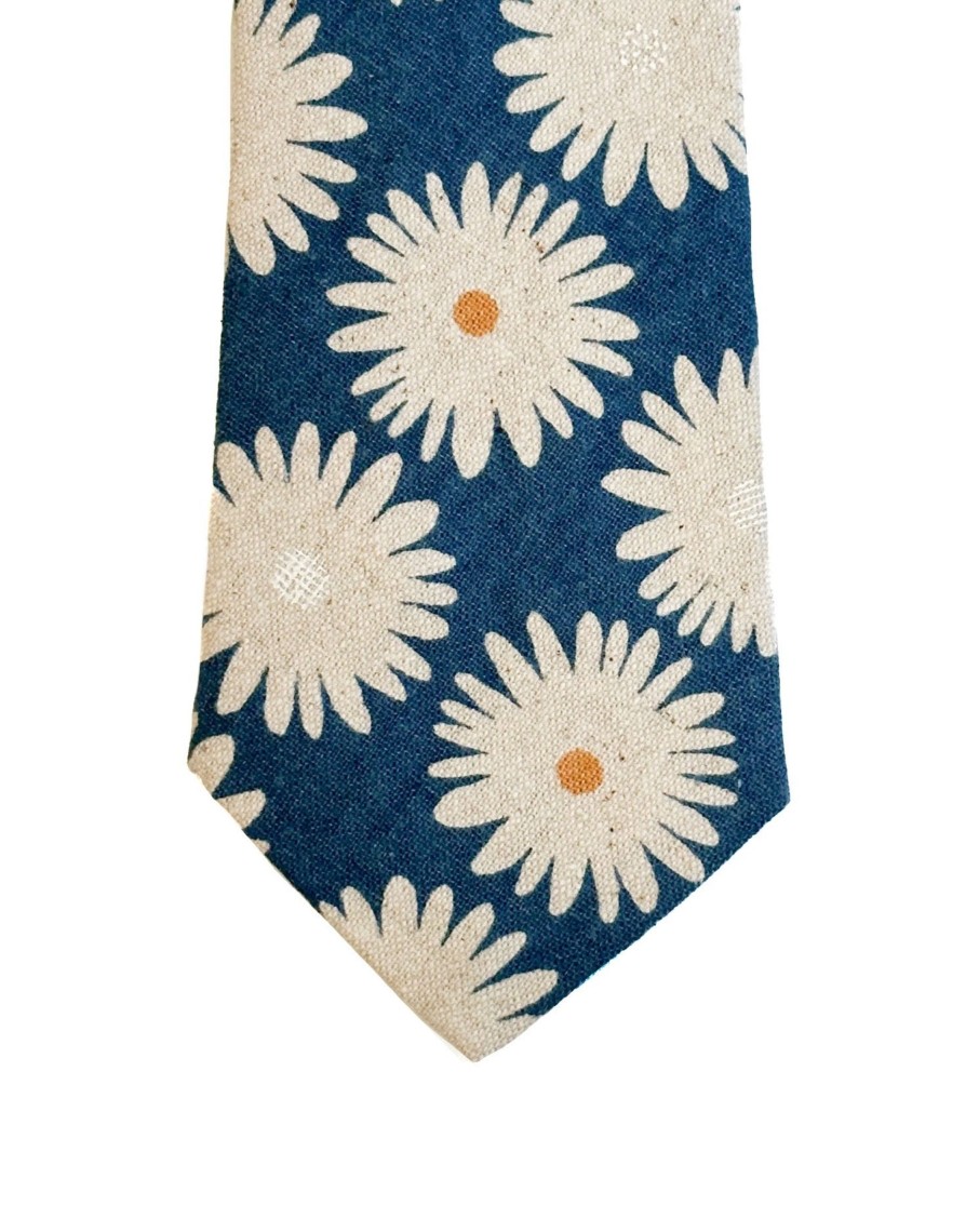 Men 18 Waits Ties & Pocket Squares | The Tie | Floral Linen Burst