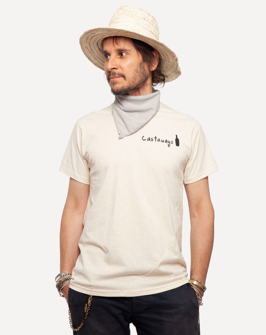 Men 18 Waits Knits | T-Shirts | Graphic T-Shirt | Castaways | Heather Almond