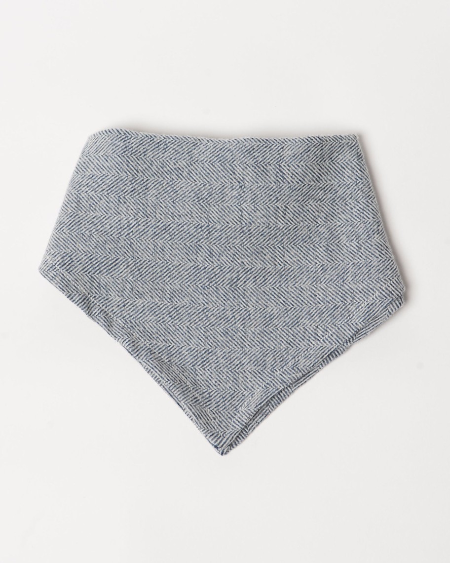 Kids Hopper Hunter | Bandana | White Herringbone Flannel