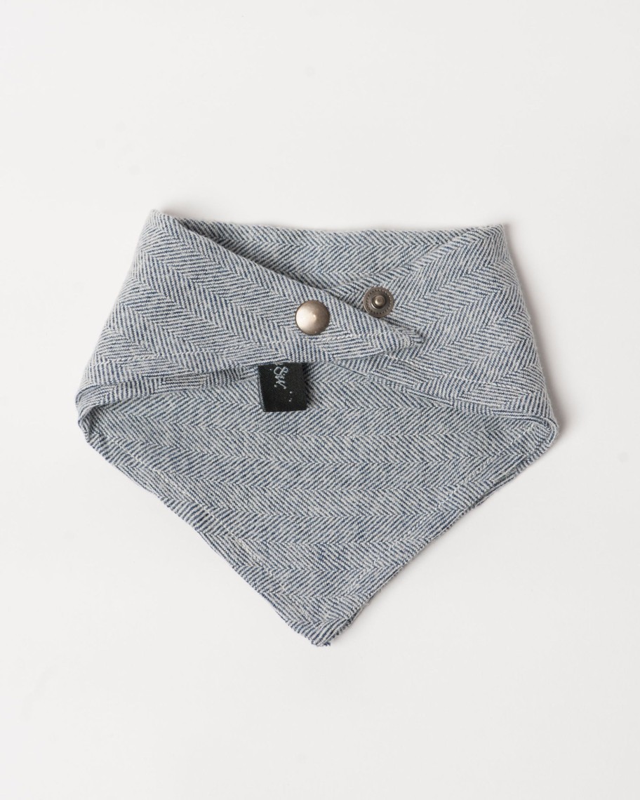 Kids Hopper Hunter | Bandana | White Herringbone Flannel