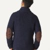 Men 18 Waits Knits | T-Shirts | Knit Cardigan | Navy Wool