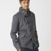 Men 18 Waits Jackets | Brigadier Jacket | Heather Stone Wool