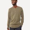 Men 18 Waits Knits | T-Shirts | Heritage Henley | Sage Hemp