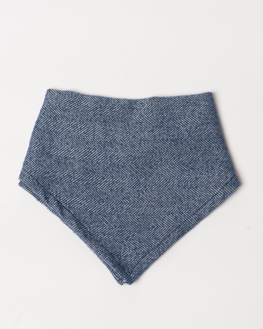 Kids Hopper Hunter | Bandana | Navy Herringbone Flannel