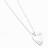 Men 18 Waits Jewelry | Ramblin' Series | Heart Necklace | Silver