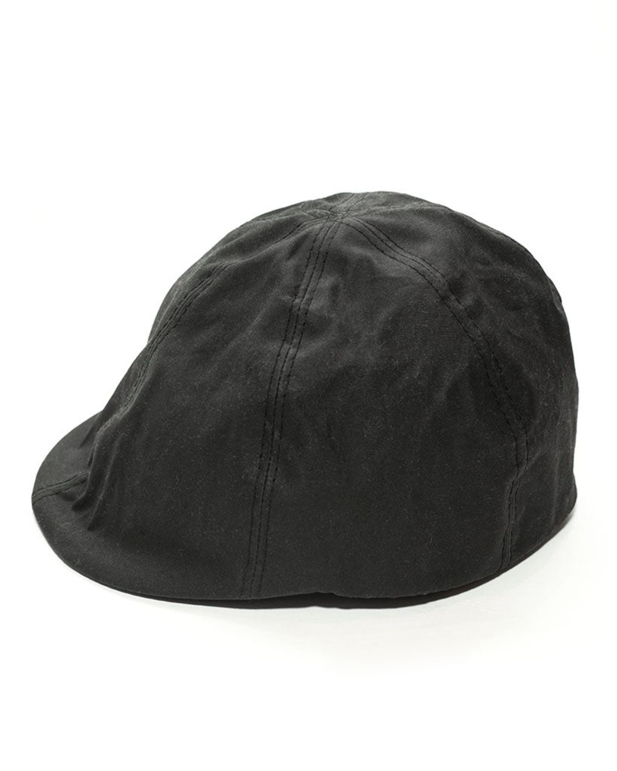 Kids Hopper Hunter | Duckbill Cap | Black Waxed Cotton