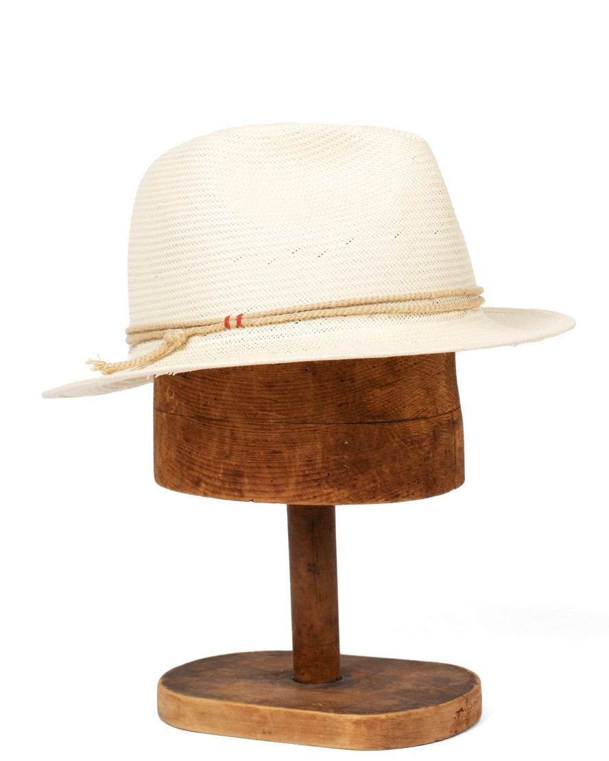 Men 18 Waits Hats & Caps | Steely Straw Hat | Natural