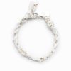 Men 18 Waits Jewelry | Aloha Bracelet | White