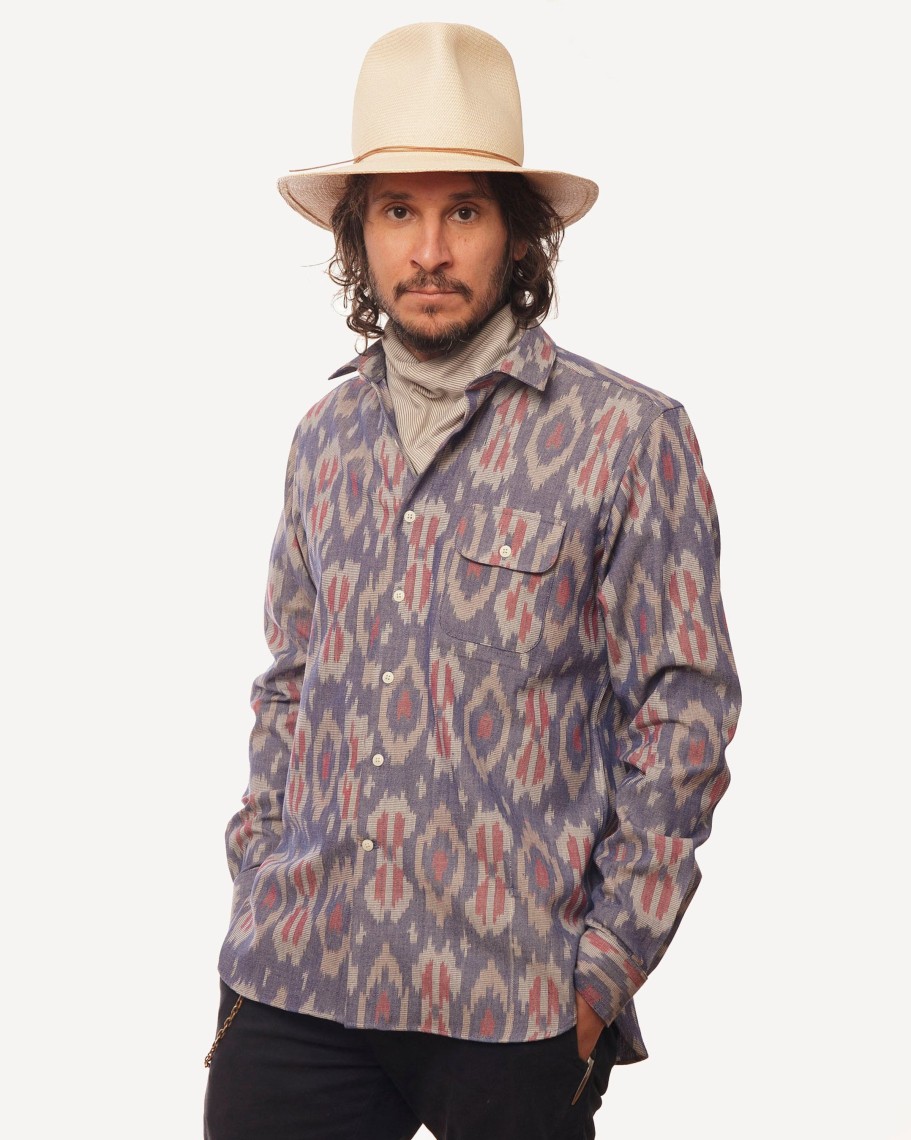 Men 18 Waits Shirts | Long Sleeve Neuwirth Shirt | Desert Sky