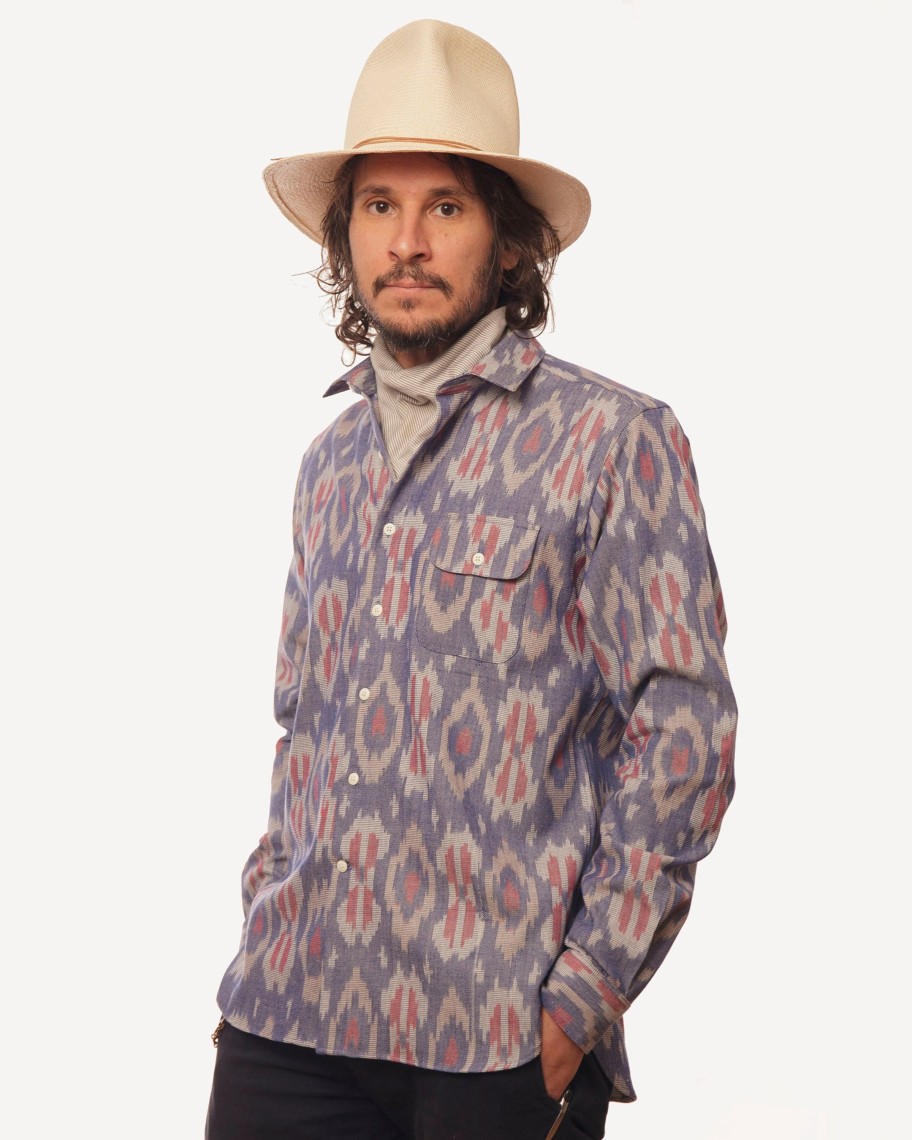 Men 18 Waits Shirts | Long Sleeve Neuwirth Shirt | Desert Sky