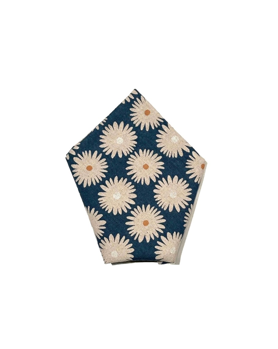 Men 18 Waits Ties & Pocket Squares | Pocket Square | Floral Linen Burst