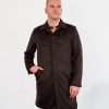 Men 18 Waits Jackets | Classic Trench | Dark Brown Wool