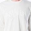 Men 18 Waits Knits | T-Shirts | 18 Waits Splatter | White On Bone