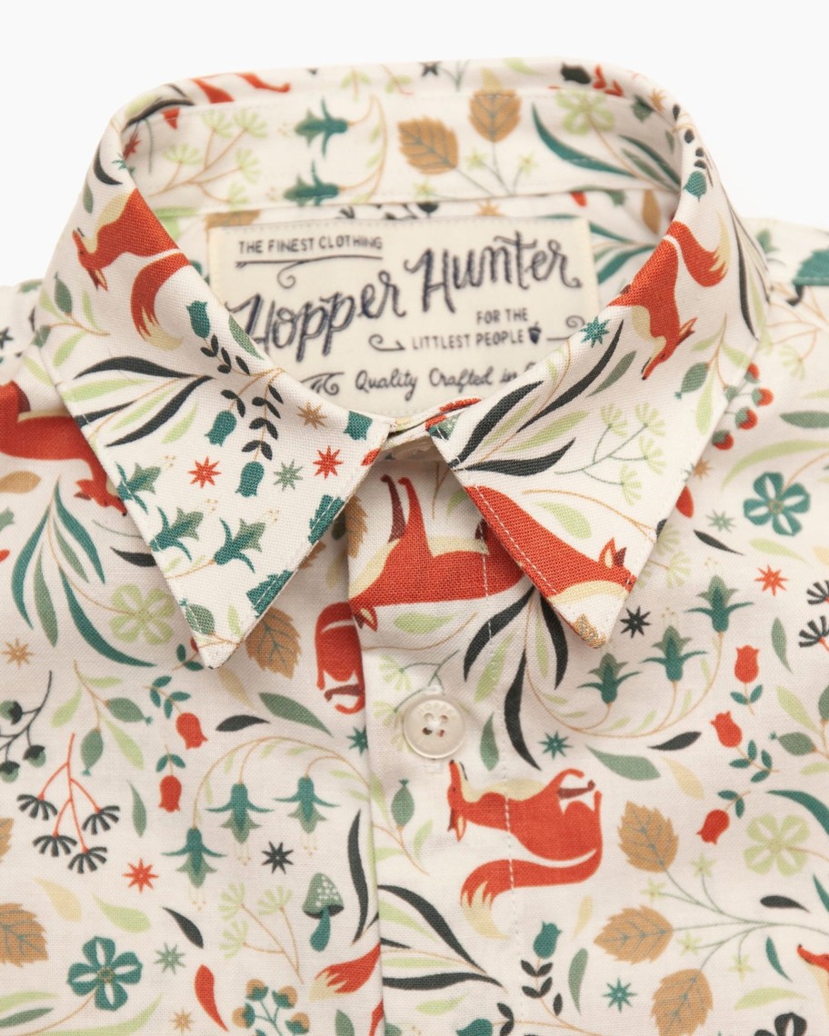 Kids Hopper Hunter | Long Sleeve Shirt | Forest Foxes