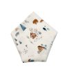 Men 18 Waits Ties & Pocket Squares | Pocket Square | Wild Wilderness White