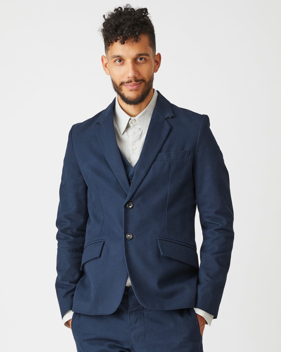 Men 18 Waits | Blazer | Soft Navy Twill