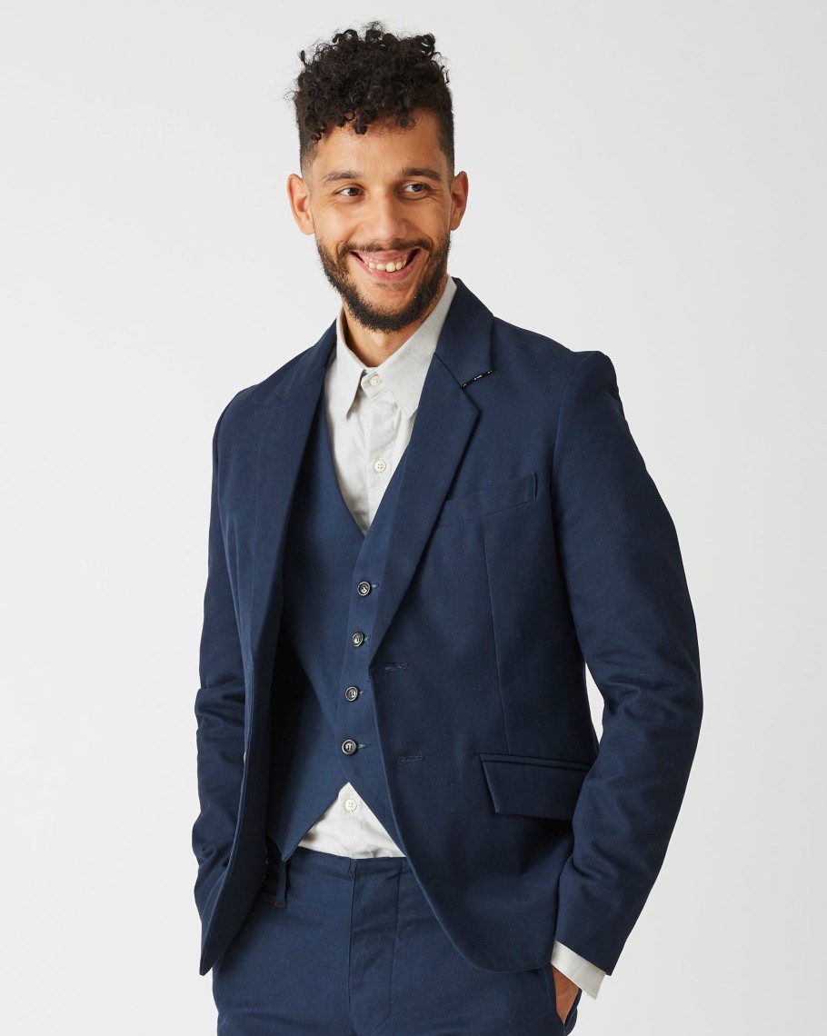 Men 18 Waits | Blazer | Soft Navy Twill