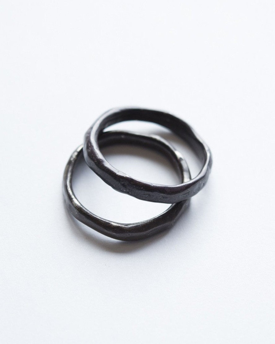 Men 18 Waits Jewelry | Signature Series | Ring | Blackened