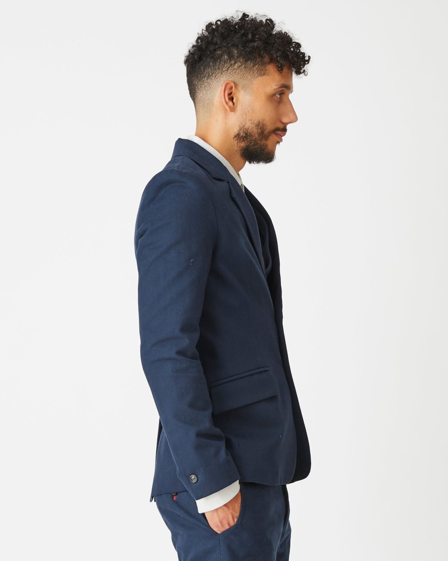 Men 18 Waits Blazers | Blazer | Soft Navy Twill