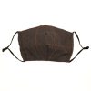 Men 18 Waits Masks | Mask | Coffee Stripe Windowpane