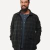 Men 18 Waits Jackets | The Legacy Weekender | Green/Navy Plaid Wool