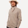 Men 18 Waits Shirts | Long Sleeve Dylan Shirt | Faded Field Stripes