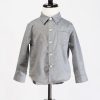 Kids Hopper Hunter | Long Sleeve Shirt | Grey Fleck