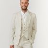 Men 18 Waits Blazers | Blazer | Off-White Cotton Linen