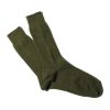 Men Anonymous Ism Socks | Anonymous Ism Socks | Wool Cashmere Links Crew - Olive