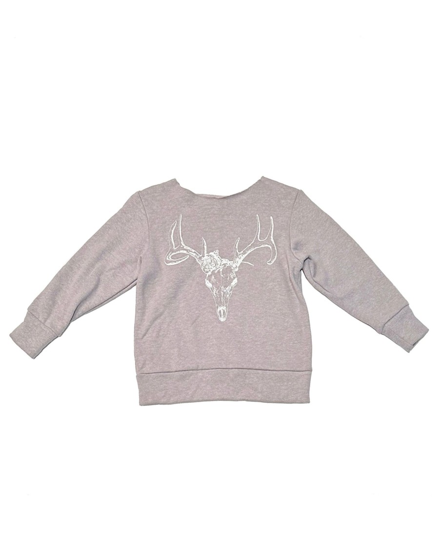 Kids Hopper Hunter | Crew Sweater | Shadow Buck